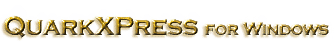 QuarkXPress for Windows